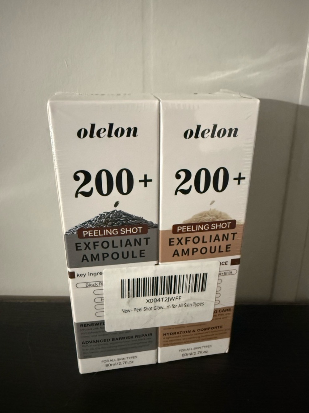 200+ Peeling Shot Exfoliant Ampoule - White/Cream